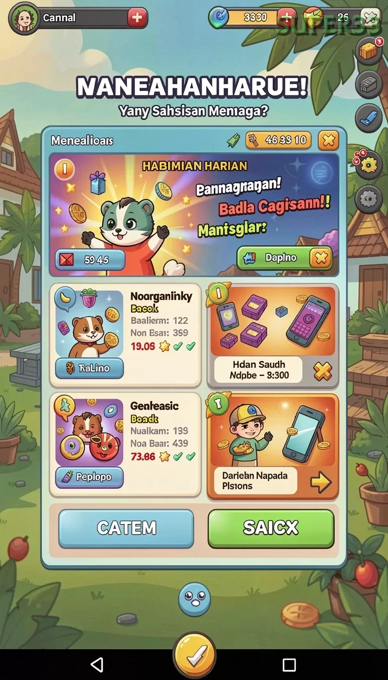 Cuplikan layar ATM138 — aktivitas