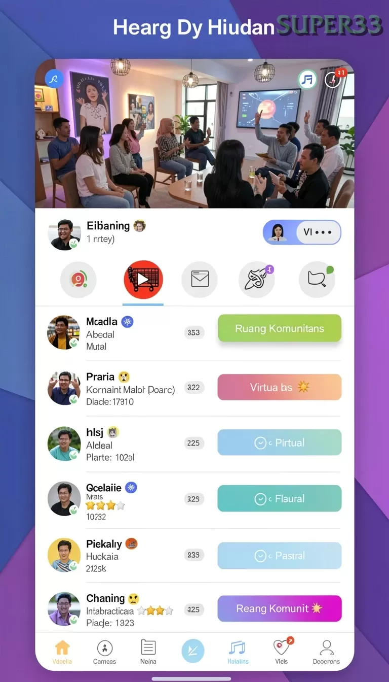 Cuplikan layar APIGACOR888 — menu navigasi