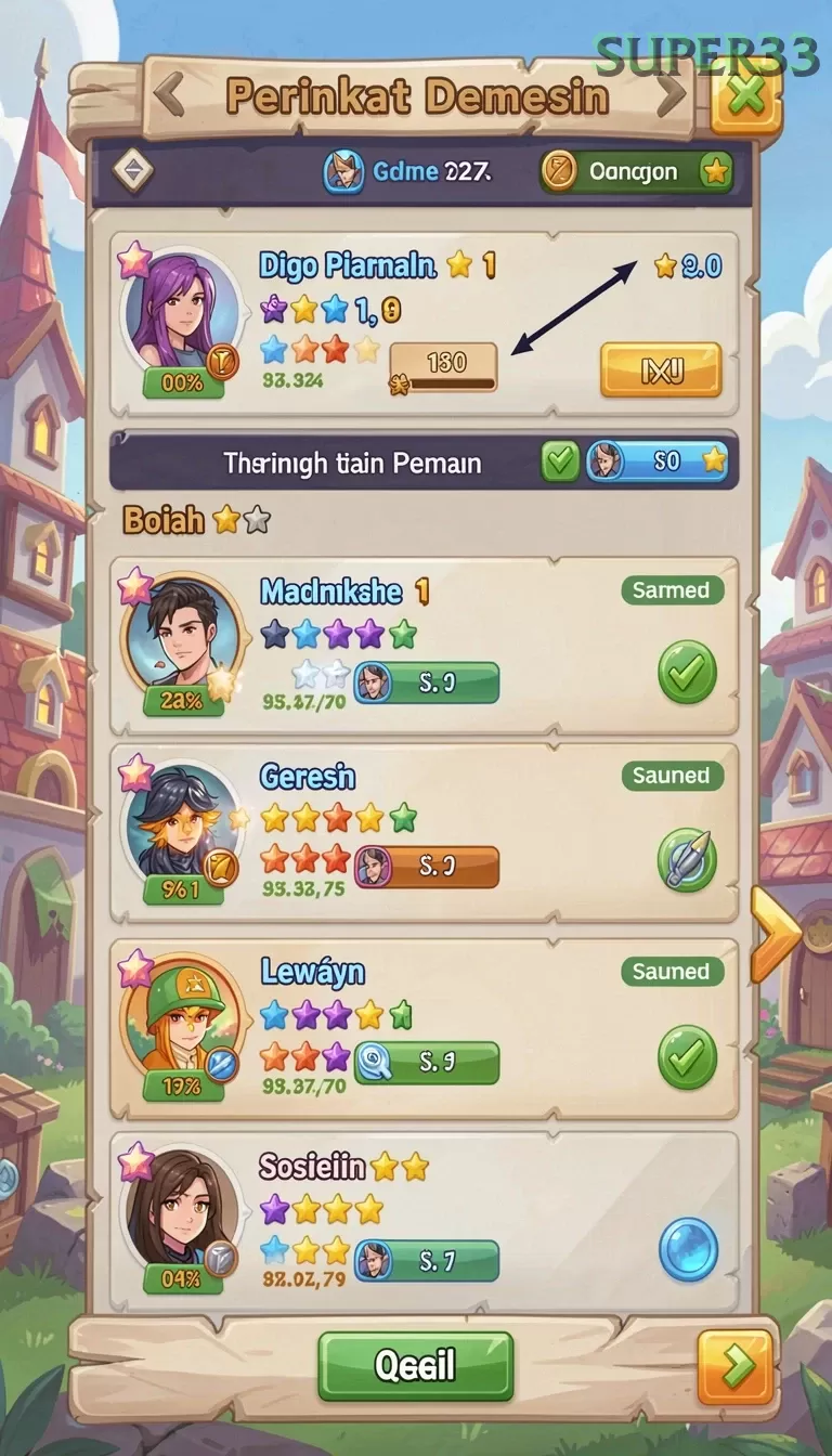 Cuplikan layar RDI88 — menu navigasi