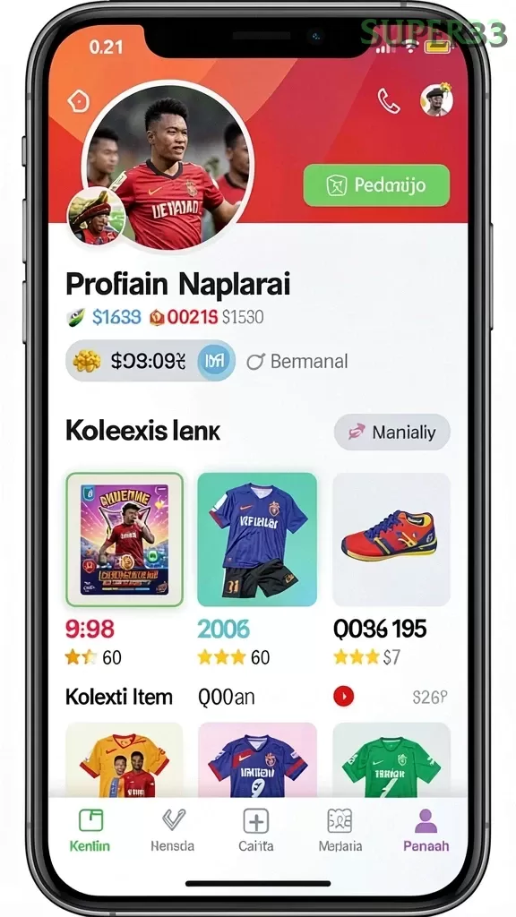 Cuplikan layar DJARUMTOTO — menu navigasi